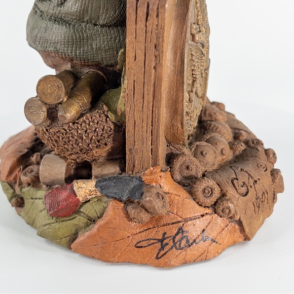 Signed Tom Clark Gnome G.I. Figure Sculpture US Army Military Mold 90 Style 5138 - Picture 2 of 15